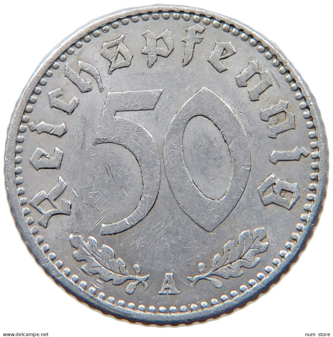 GERMANY 50 REICHSPFENNIG 1940 A #s095 0205 - 50 Reichspfennig