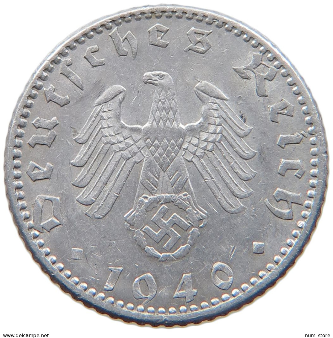 GERMANY 50 REICHSPFENNIG 1940 A #s095 0205 - 50 Reichspfennig