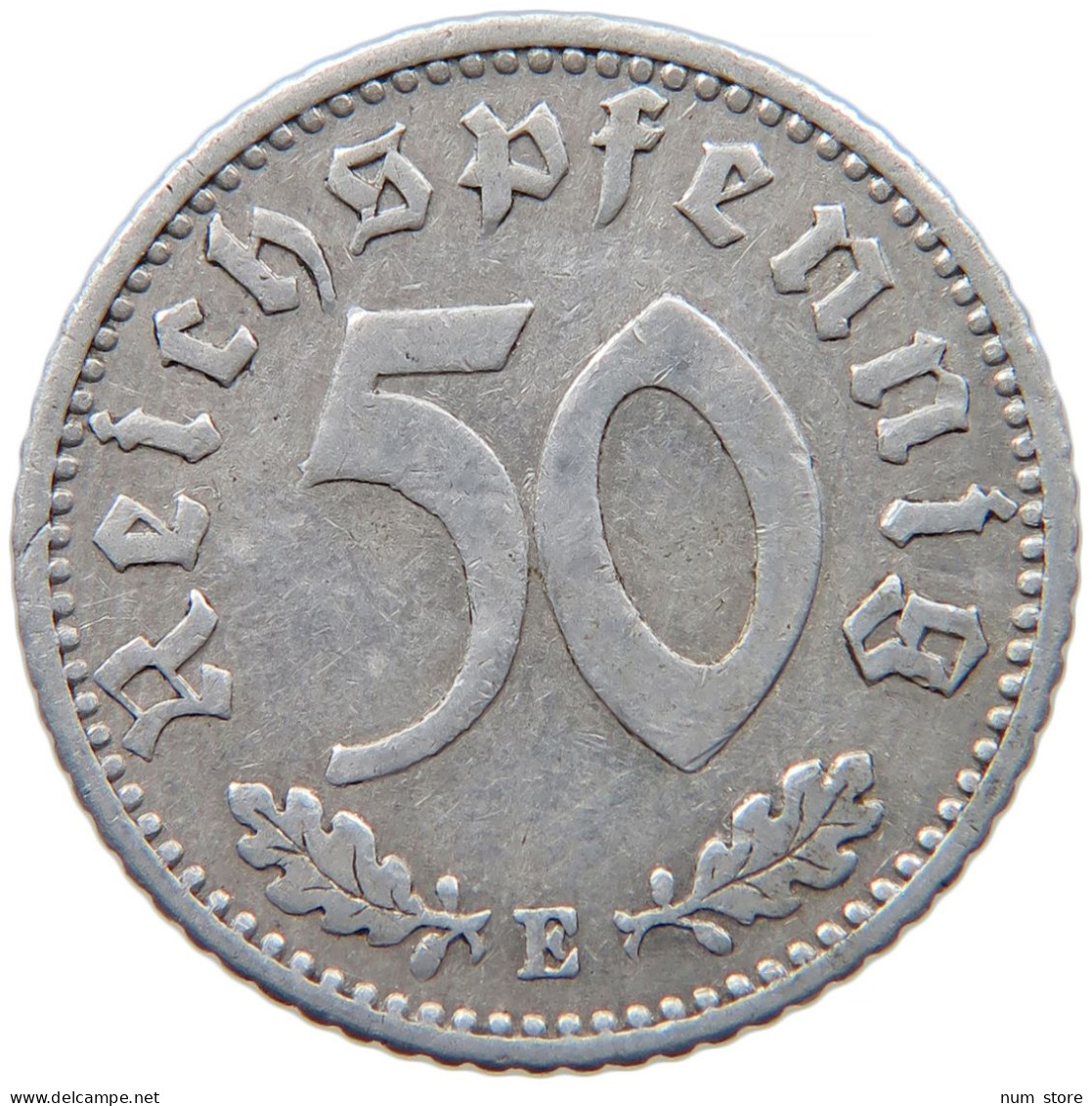 GERMANY 50 REICHSPFENNIG 1935 E #s089 0545 - 50 Reichspfennig