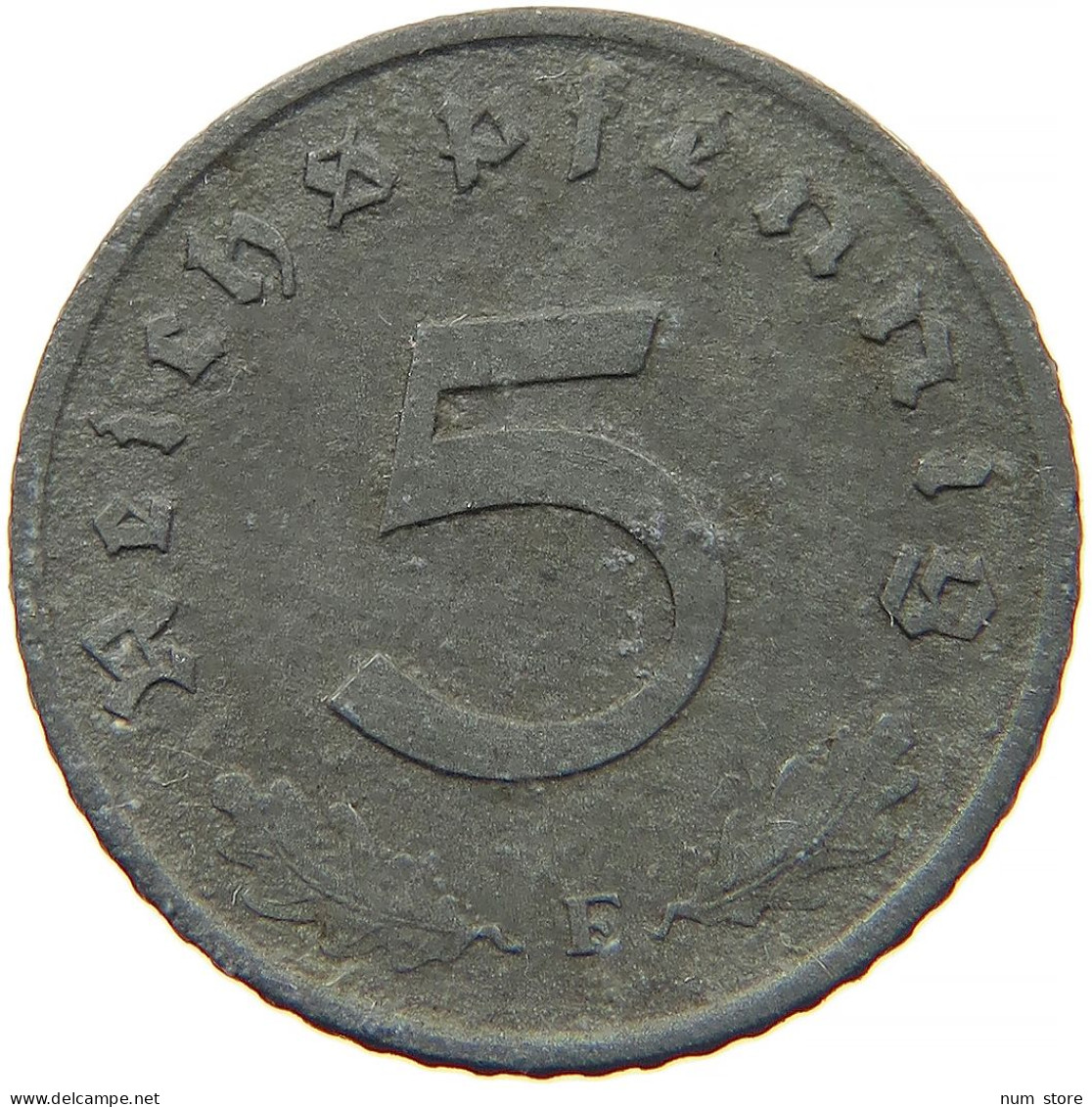 GERMANY 5 REICHSPFENNIG 1944 F #s091 0855 - 5 Reichspfennig