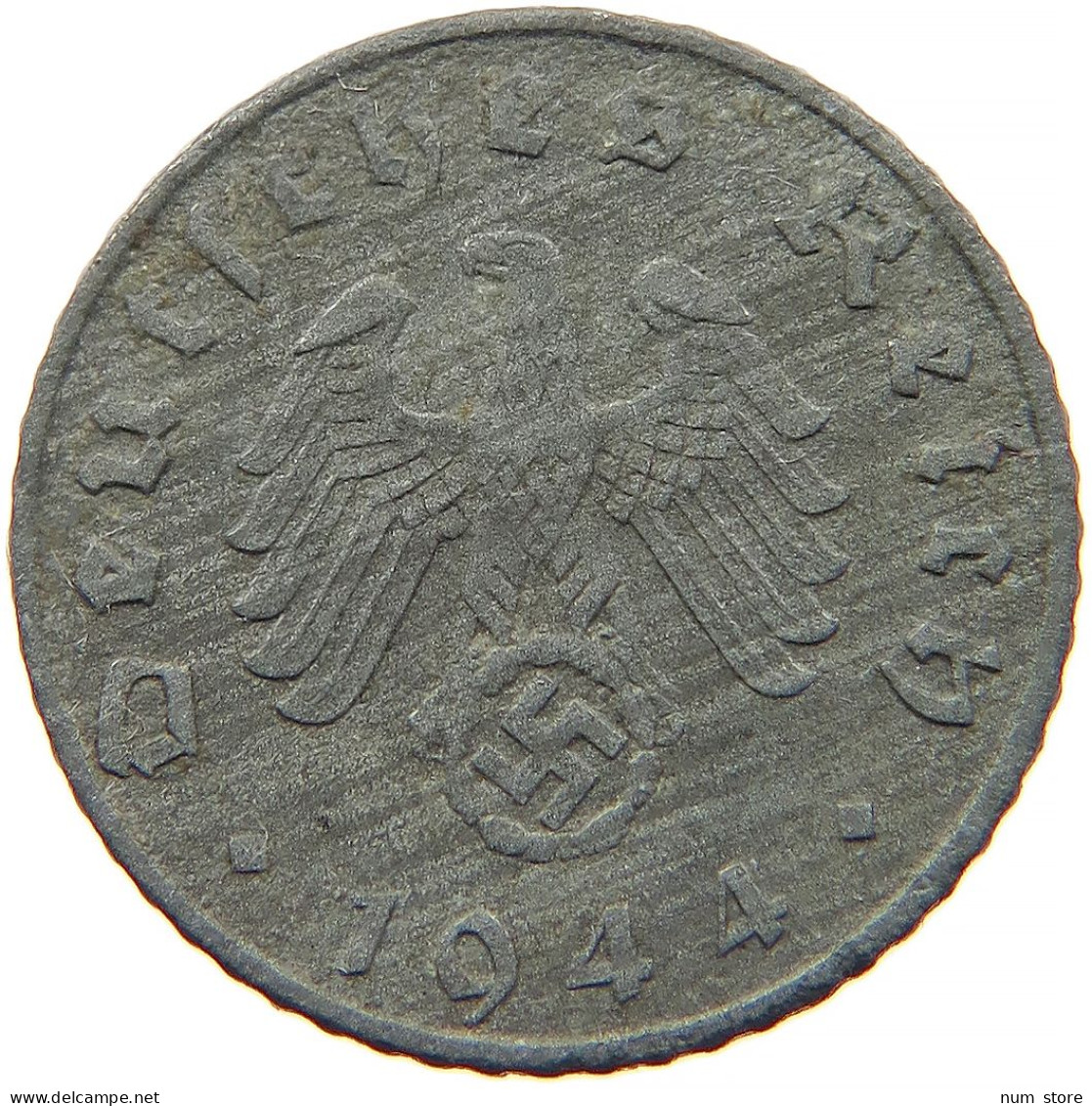 GERMANY 5 REICHSPFENNIG 1944 F #s091 0855 - 5 Reichspfennig