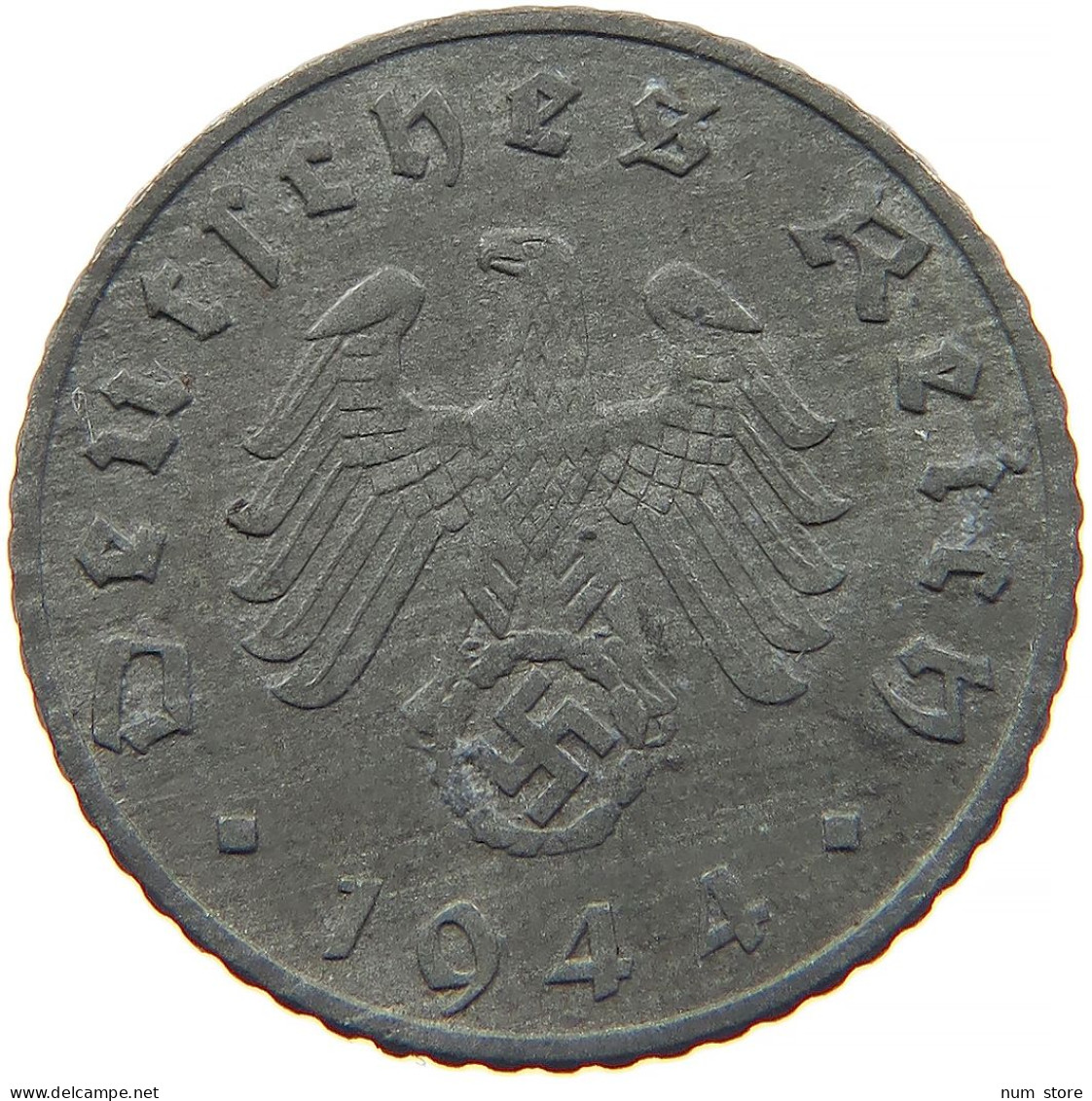 GERMANY 5 REICHSPFENNIG 1944 F #s091 0923 - 5 Reichspfennig