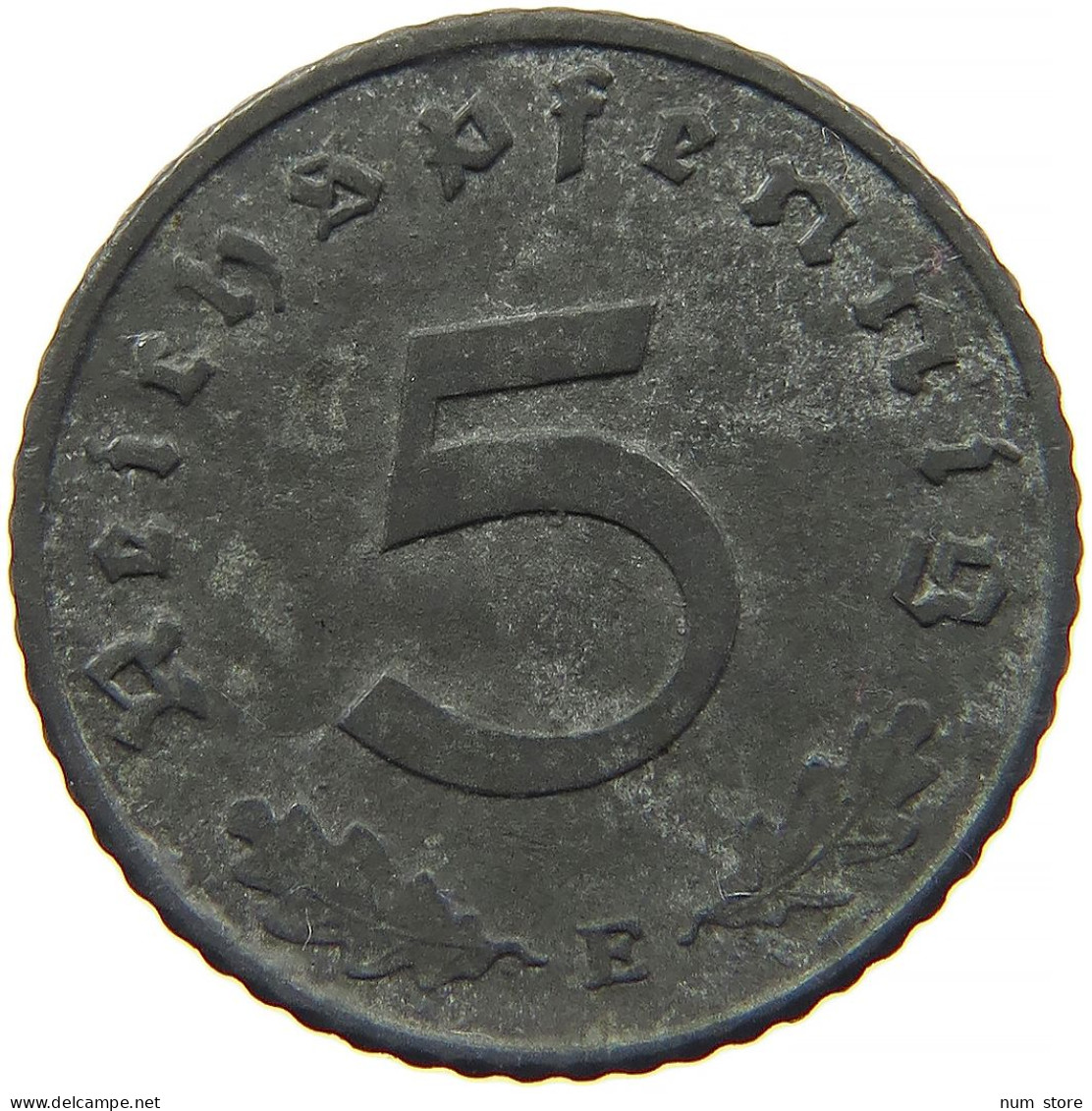 GERMANY 5 REICHSPFENNIG 1944 E #s091 0815 - 5 Reichspfennig