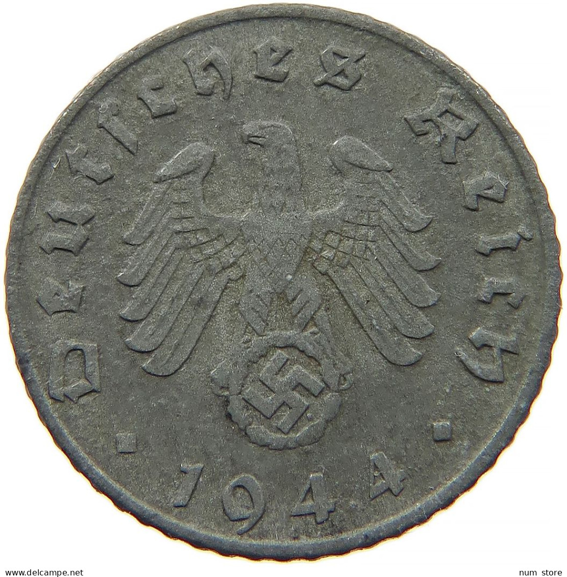 GERMANY 5 REICHSPFENNIG 1944 F #s091 0827 - 5 Reichspfennig
