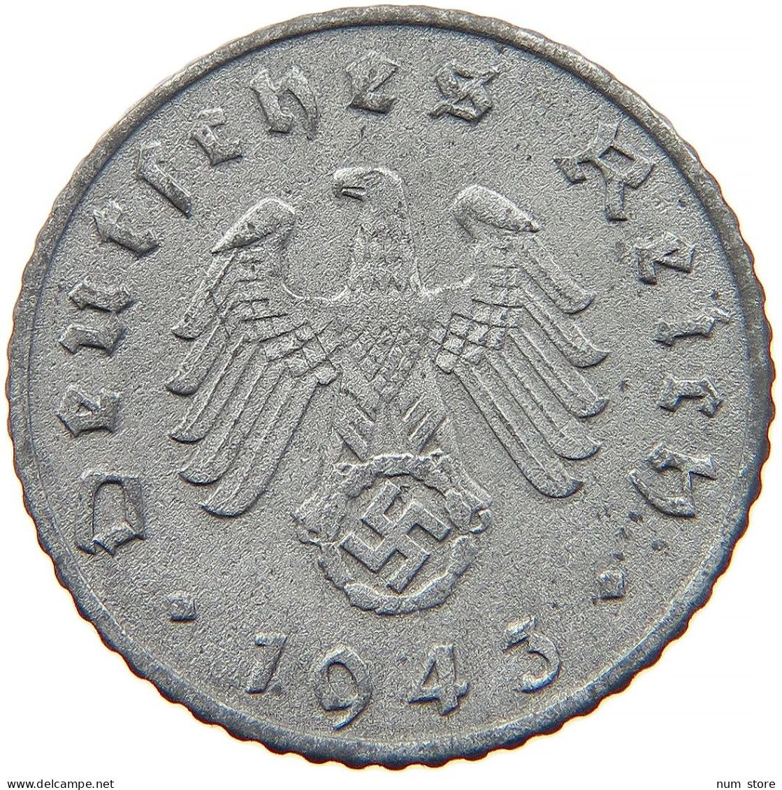 GERMANY 5 REICHSPFENNIG 1943 A #s091 0887 - 5 Reichspfennig