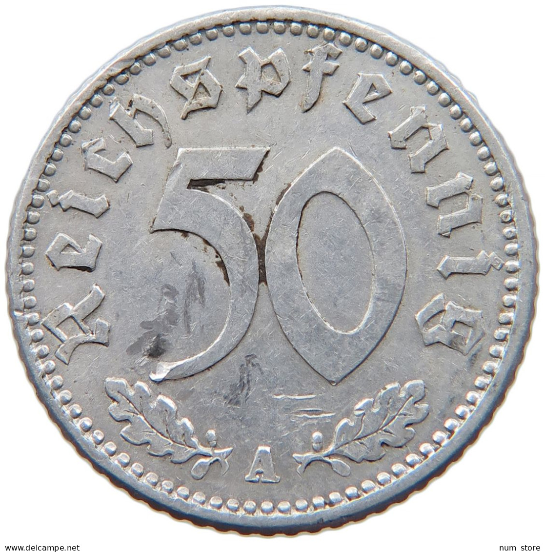 GERMANY 50 REICHSPFENNIG 1943 A #s089 0541 - 50 Reichspfennig