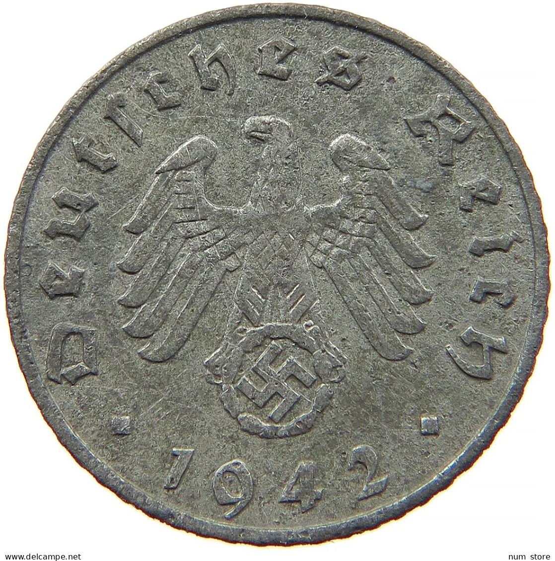GERMANY 5 REICHSPFENNIG 1942 A #s091 0899 - 5 Reichspfennig
