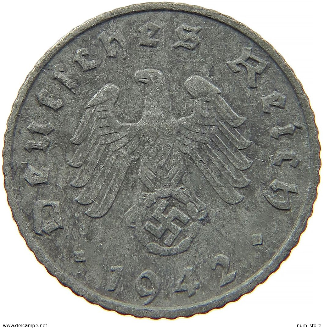 GERMANY 5 REICHSPFENNIG 1942 A #s091 0931 - 5 Reichspfennig