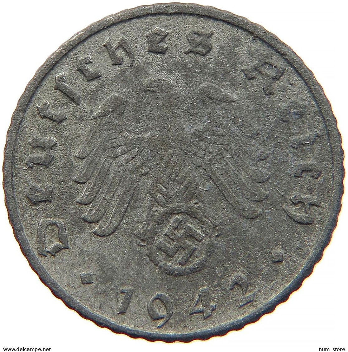 GERMANY 5 REICHSPFENNIG 1942 A #s091 0871 - 5 Reichspfennig