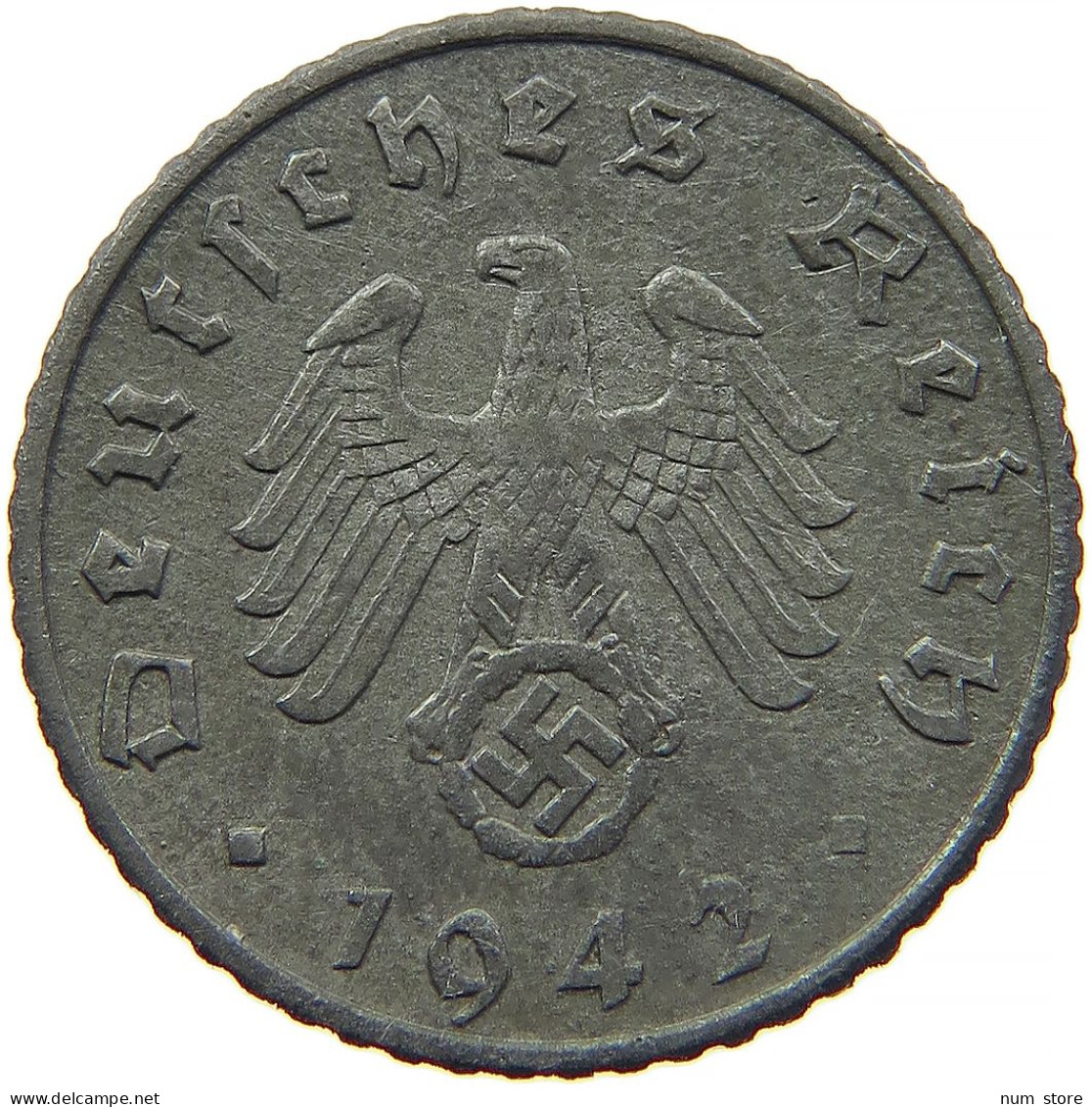 GERMANY 5 REICHSPFENNIG 1942 A #s091 0819 - 5 Reichspfennig