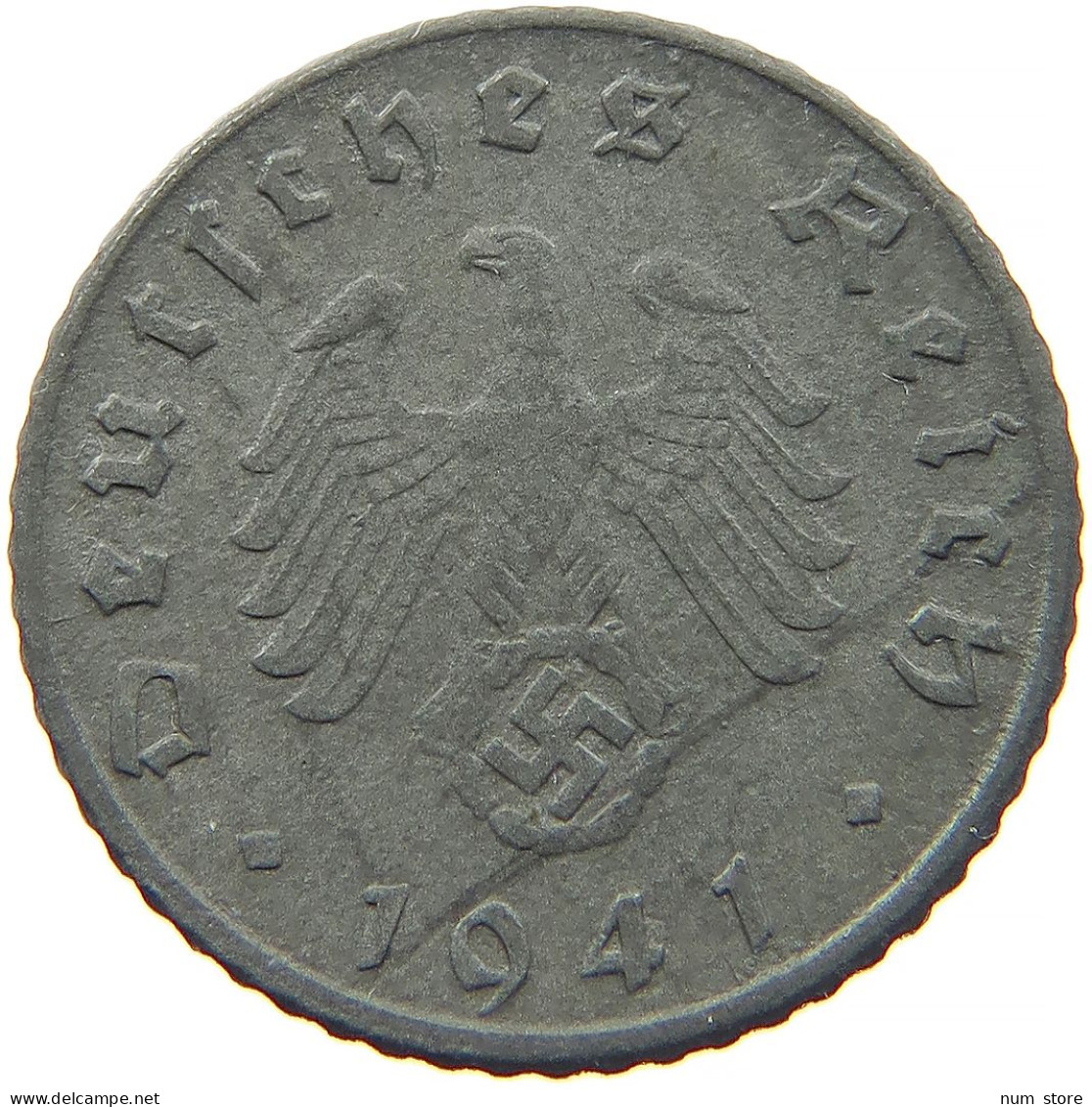 GERMANY 5 REICHSPFENNIG 1941 D #s091 0951 - 5 Reichspfennig