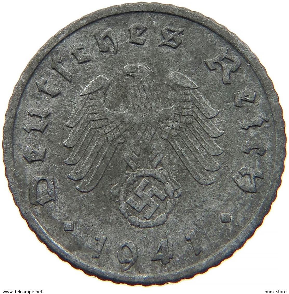GERMANY 5 REICHSPFENNIG 1941 F #s091 0889 - 5 Reichspfennig