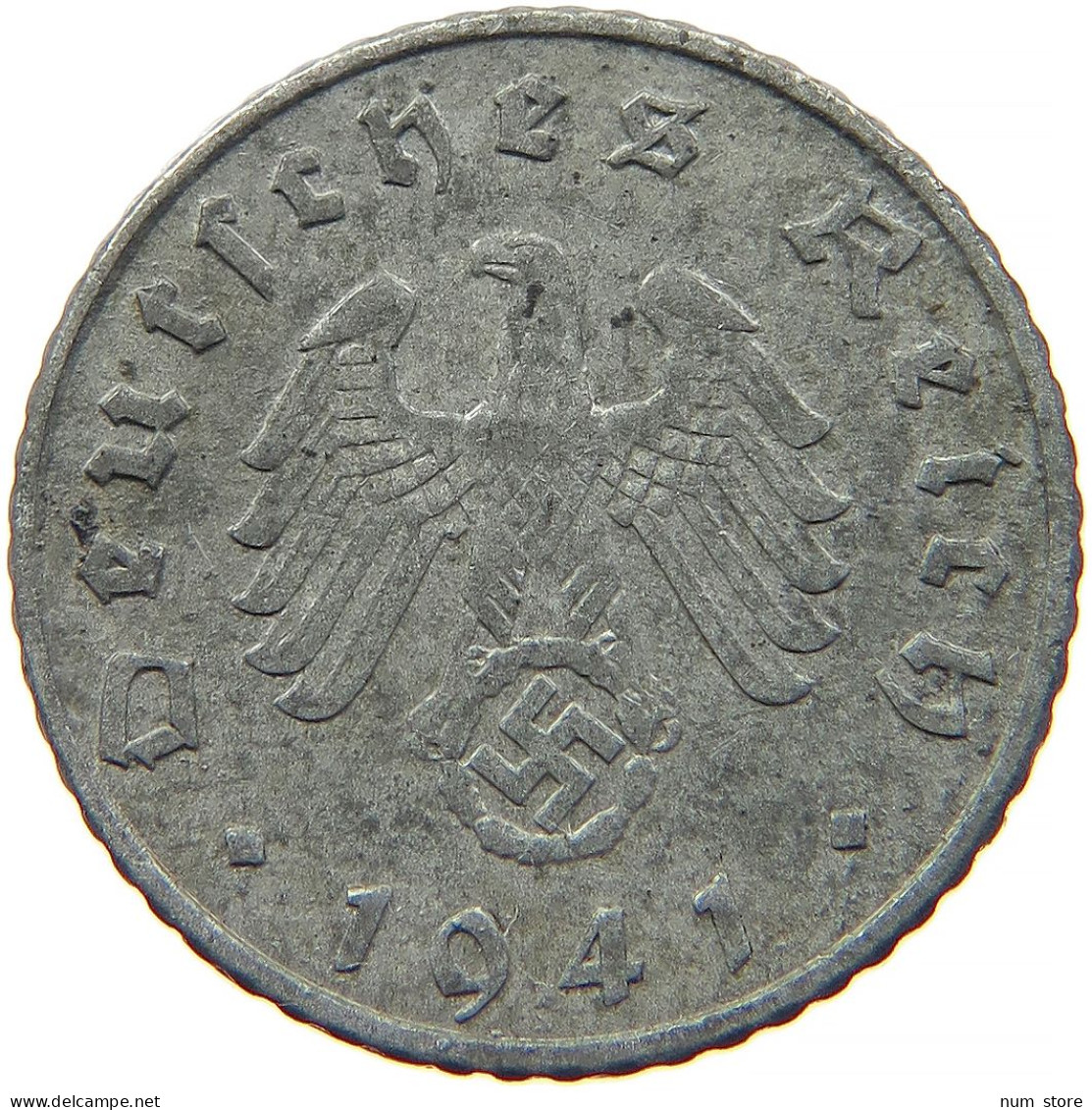 GERMANY 5 REICHSPFENNIG 1941 A #s091 0905 - 5 Reichspfennig