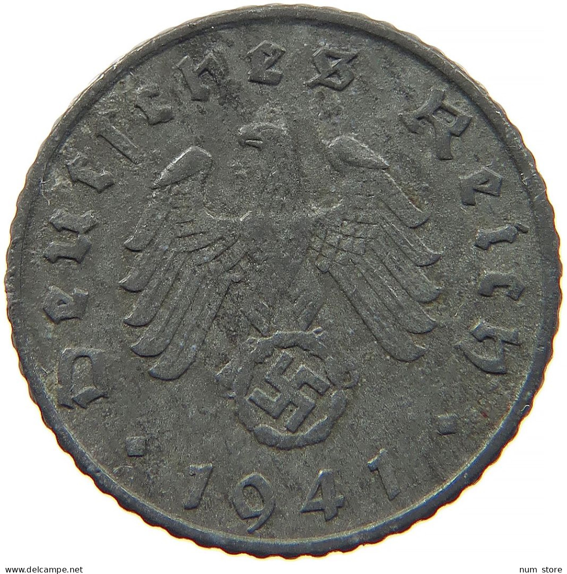 GERMANY 5 REICHSPFENNIG 1941 A #s091 0865 - 5 Reichspfennig