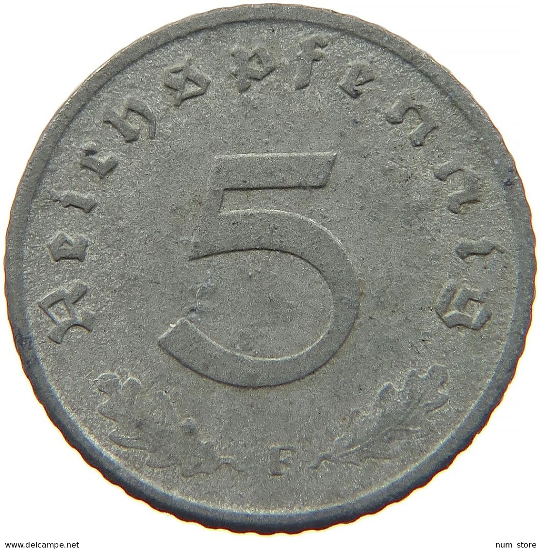 GERMANY 5 REICHSPFENNIG 1940 F #s091 0903 - 5 Reichspfennig