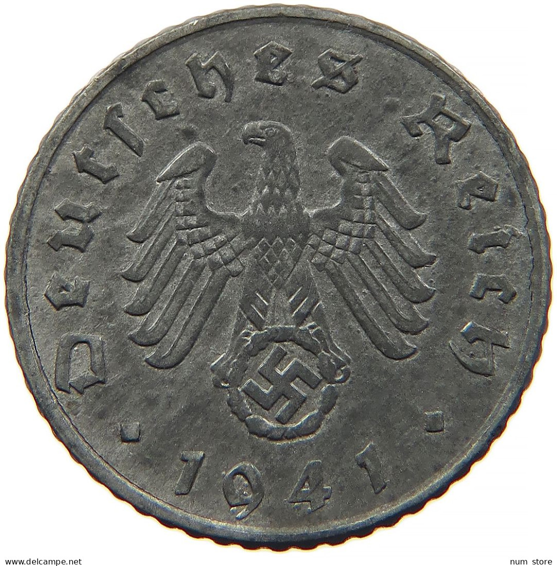 GERMANY 5 REICHSPFENNIG 1941 A #s091 0841 - 5 Reichspfennig