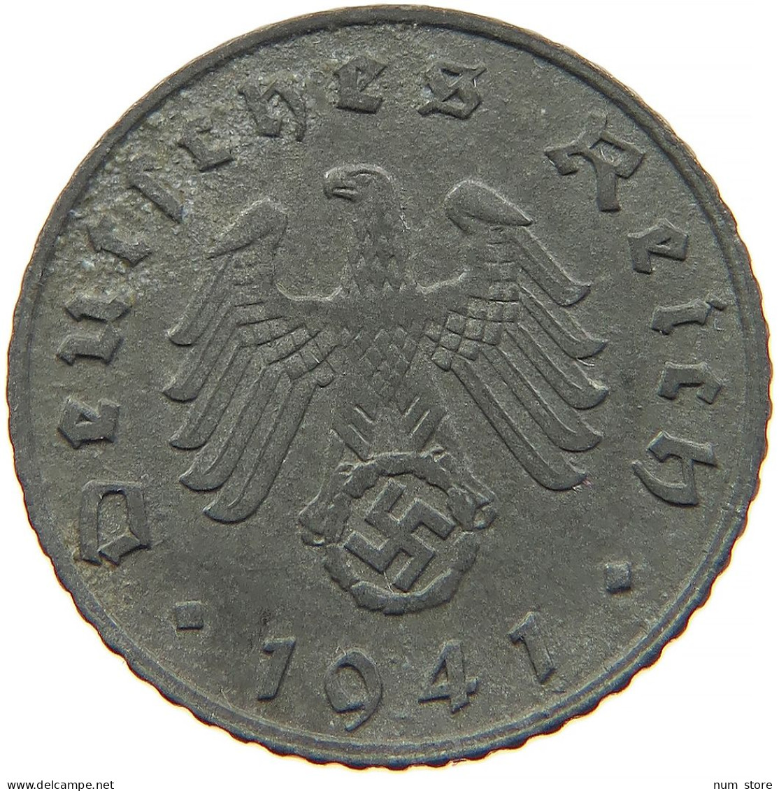 GERMANY 5 REICHSPFENNIG 1941 A #s091 0849 - 5 Reichspfennig