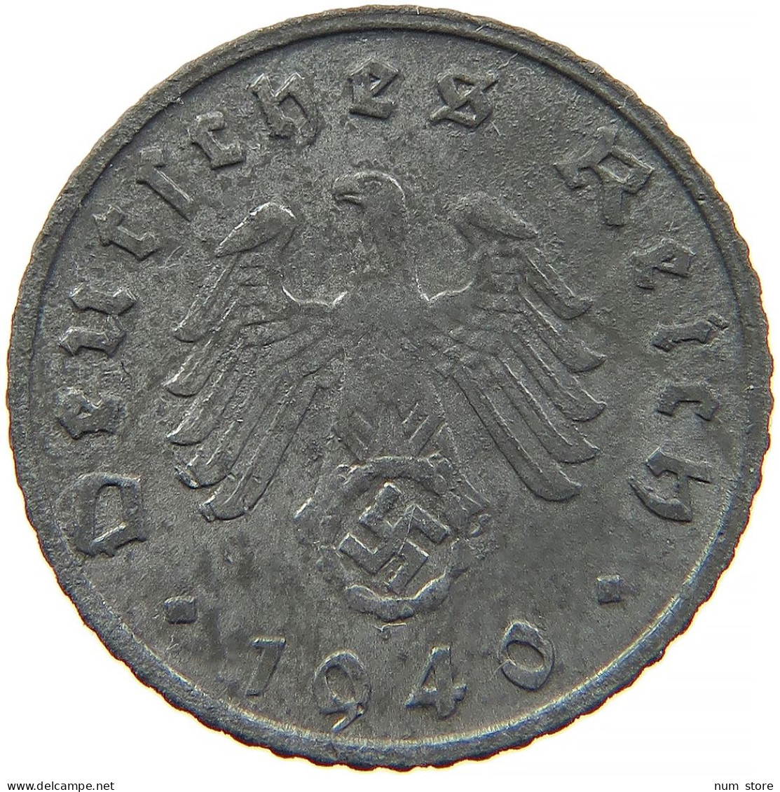 GERMANY 5 REICHSPFENNIG 1940 G #s091 0843 - 5 Reichspfennig