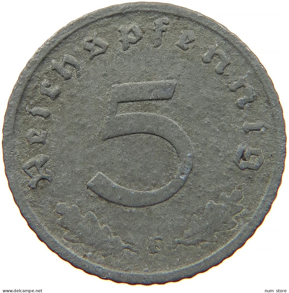 GERMANY 5 REICHSPFENNIG 1940 F #s091 0839 - 5 Reichspfennig