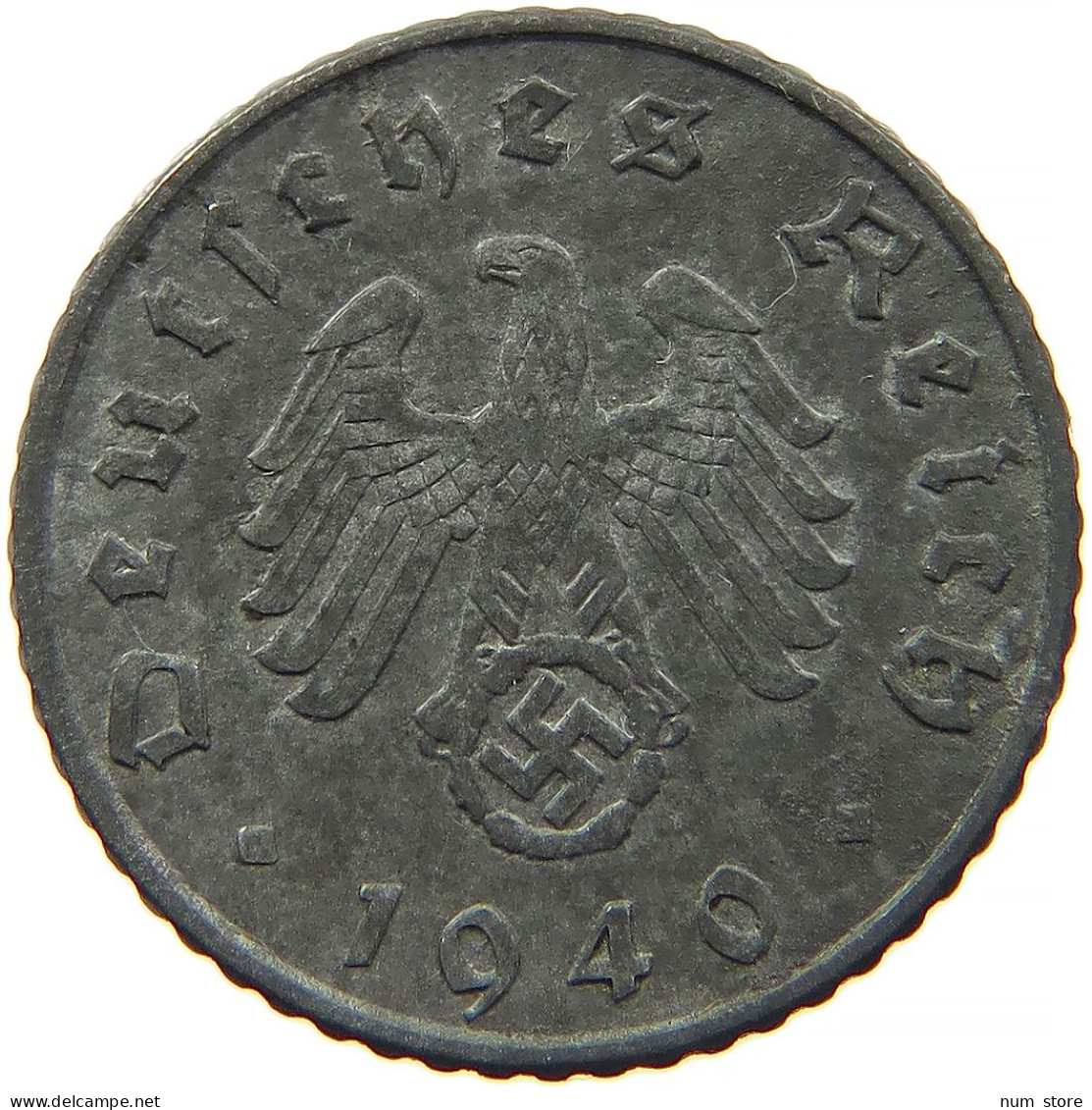 GERMANY 5 REICHSPFENNIG 1940 A #s091 0949 - 5 Reichspfennig