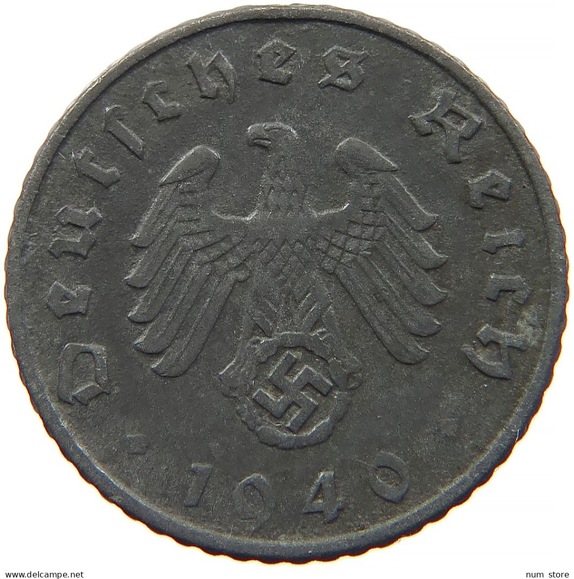 GERMANY 5 REICHSPFENNIG 1940 A #s091 0875 - 5 Reichspfennig