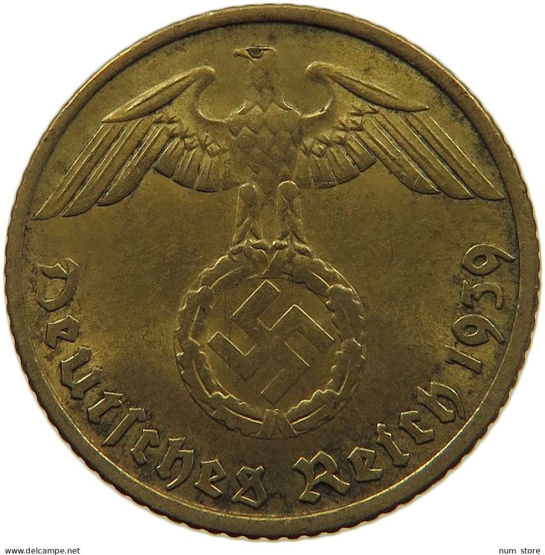 GERMANY 5 REICHSPFENNIG 1939 F #s091 0637 - 5 Reichspfennig