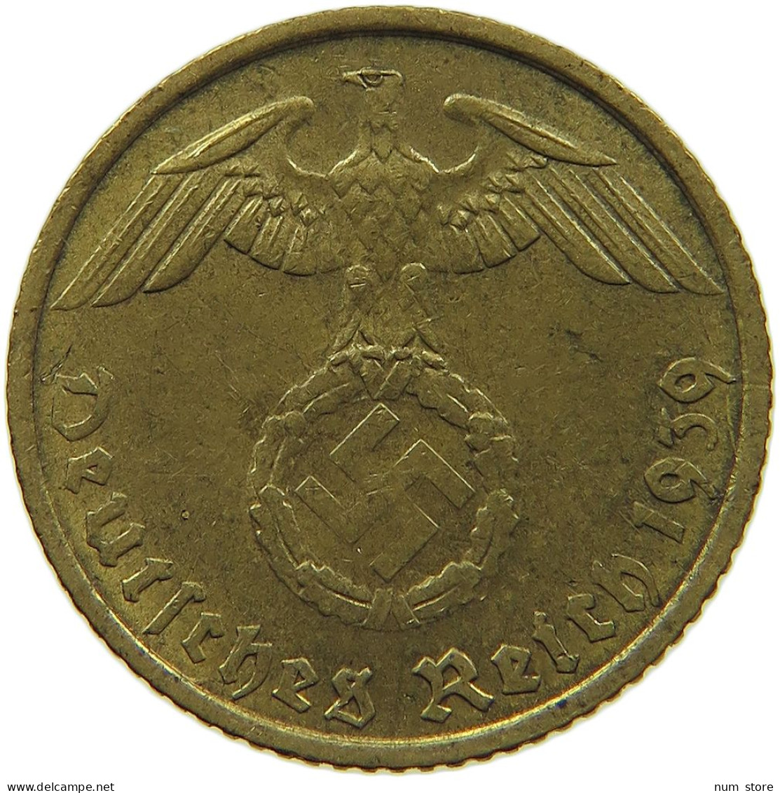 GERMANY 5 REICHSPFENNIG 1939 F #s091 0609 - 5 Reichspfennig