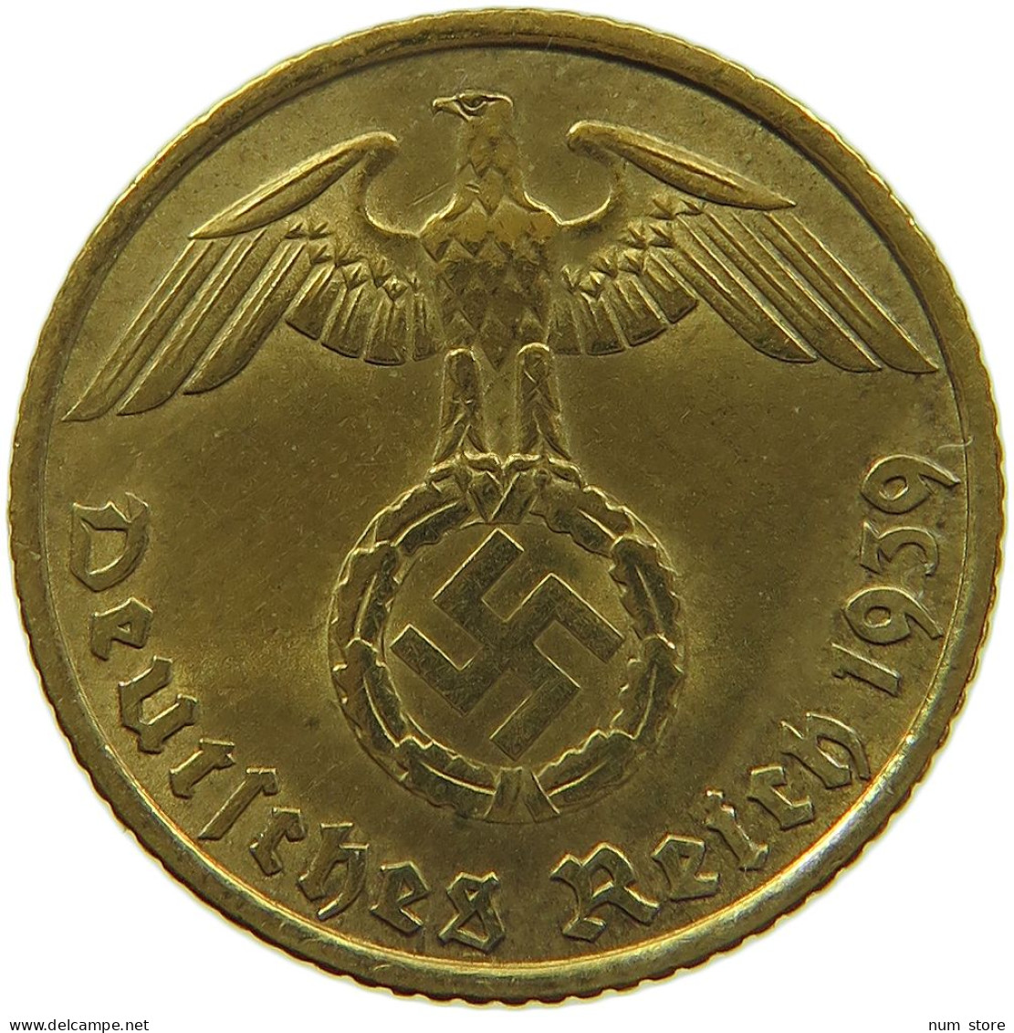 GERMANY 5 REICHSPFENNIG 1939 F #s091 0695 - 5 Reichspfennig