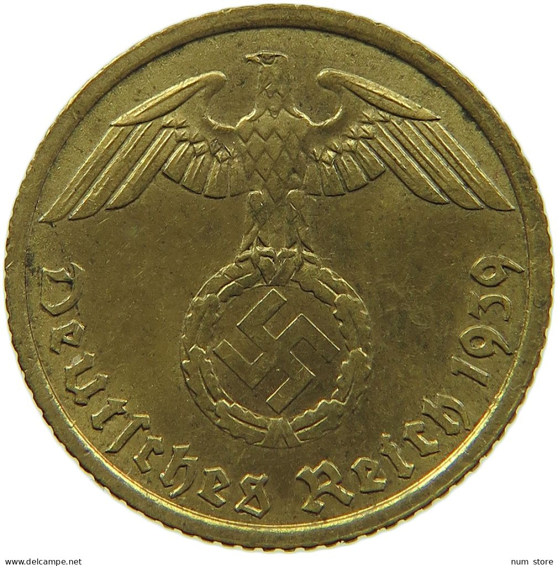 GERMANY 5 REICHSPFENNIG 1939 A #s091 0751 - 5 Reichspfennig