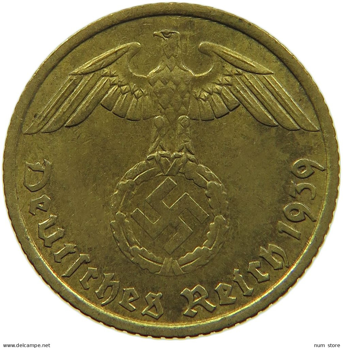 GERMANY 5 REICHSPFENNIG 1939 A #s091 0679 - 5 Reichspfennig