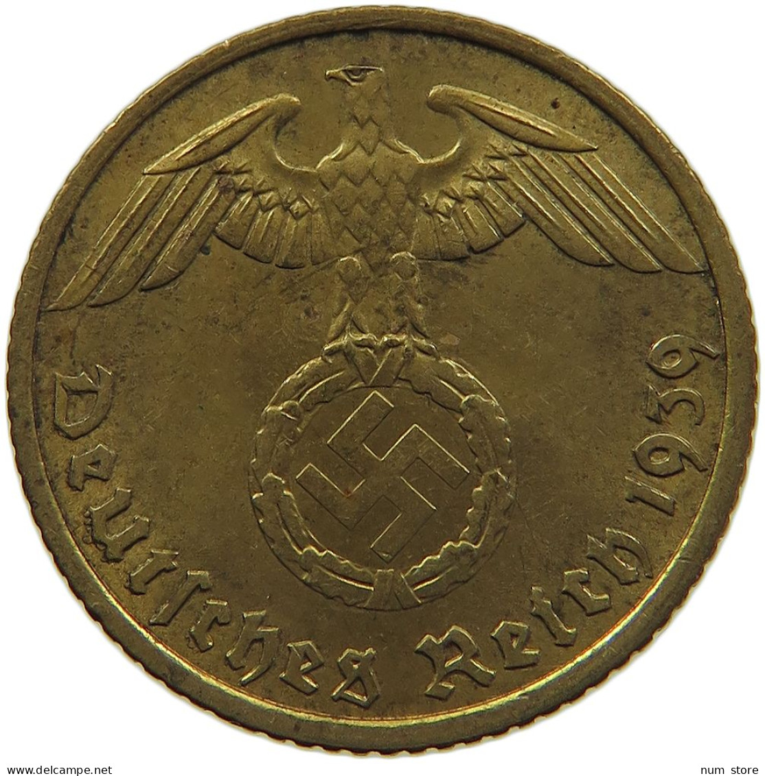 GERMANY 5 REICHSPFENNIG 1939 A #s091 0635 - 5 Reichspfennig