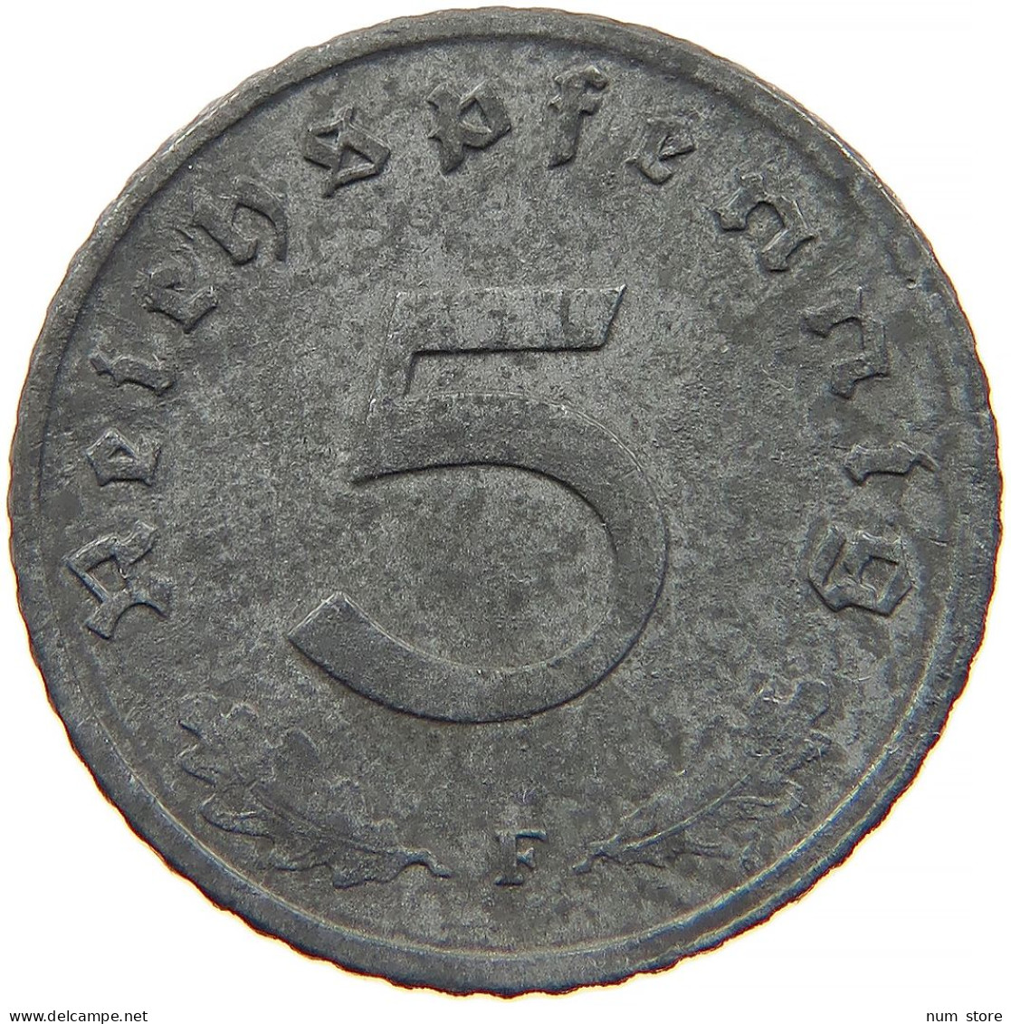 GERMANY 5 REICHSPFENNIG 1940 F #s091 0883 - 5 Reichspfennig