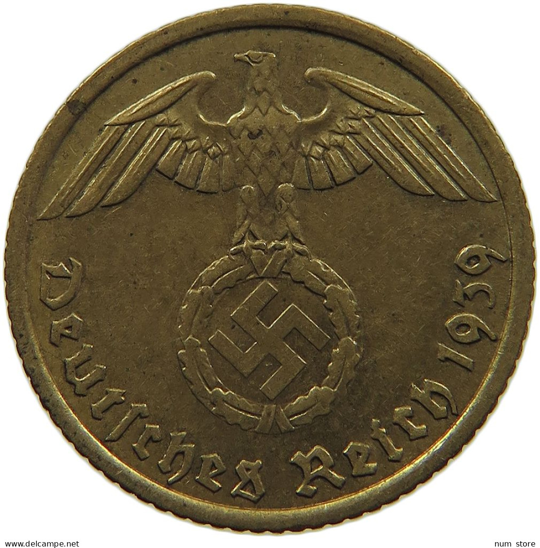 GERMANY 5 REICHSPFENNIG 1939 A #s091 0671 - 5 Reichspfennig