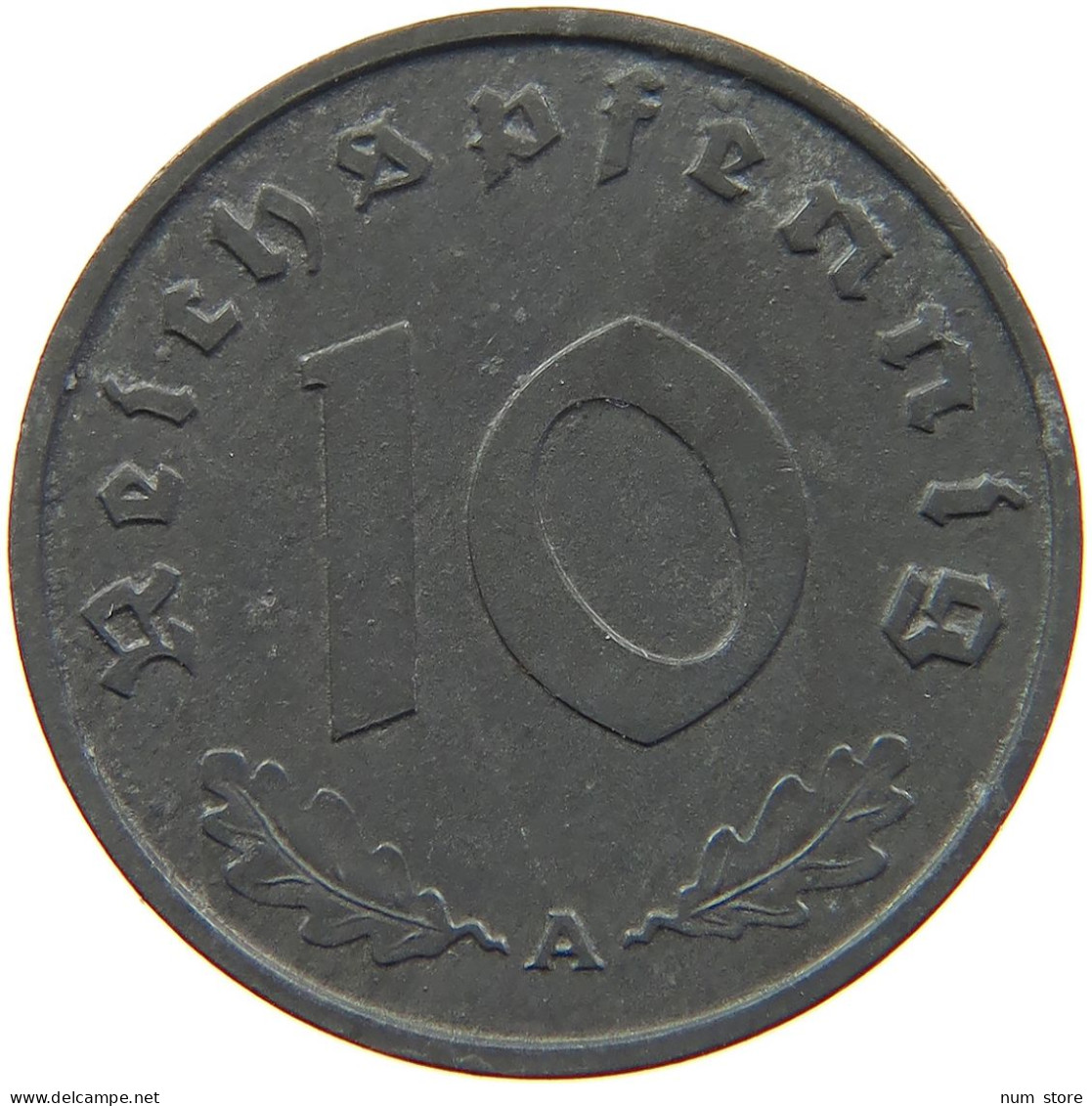 GERMANY 10 REICHSPFENNIG 1944 A #s095 0023 - 10 Reichspfennig