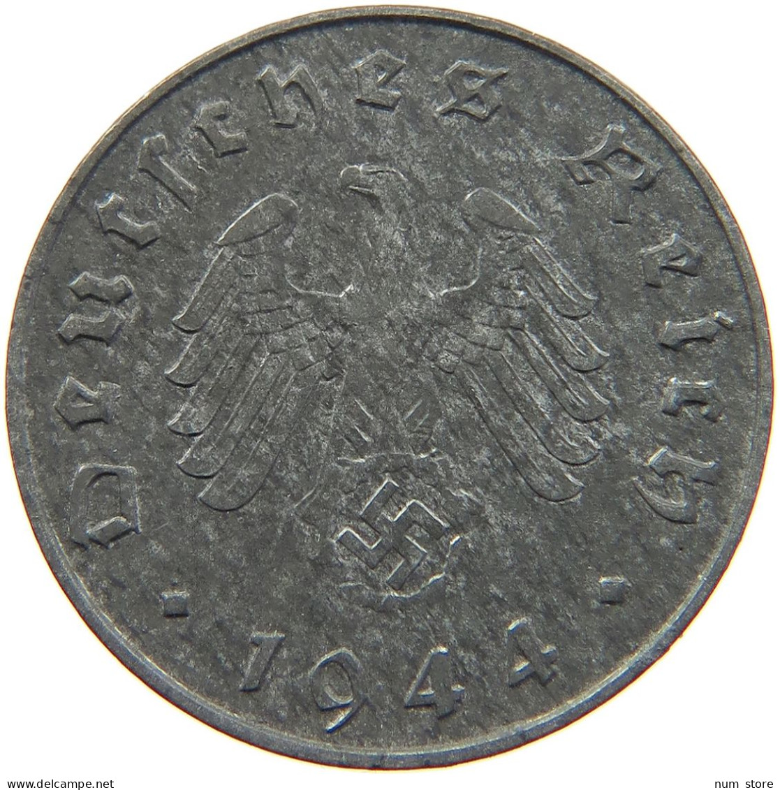 GERMANY 10 REICHSPFENNIG 1944 A #s095 0023 - 10 Reichspfennig