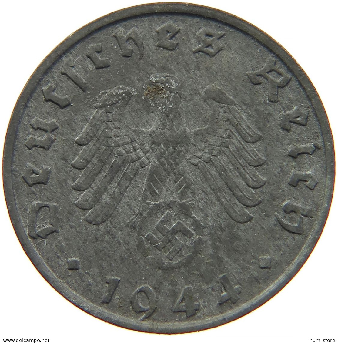 GERMANY 10 REICHSPFENNIG 1944 B #s095 0003 - 10 Reichspfennig