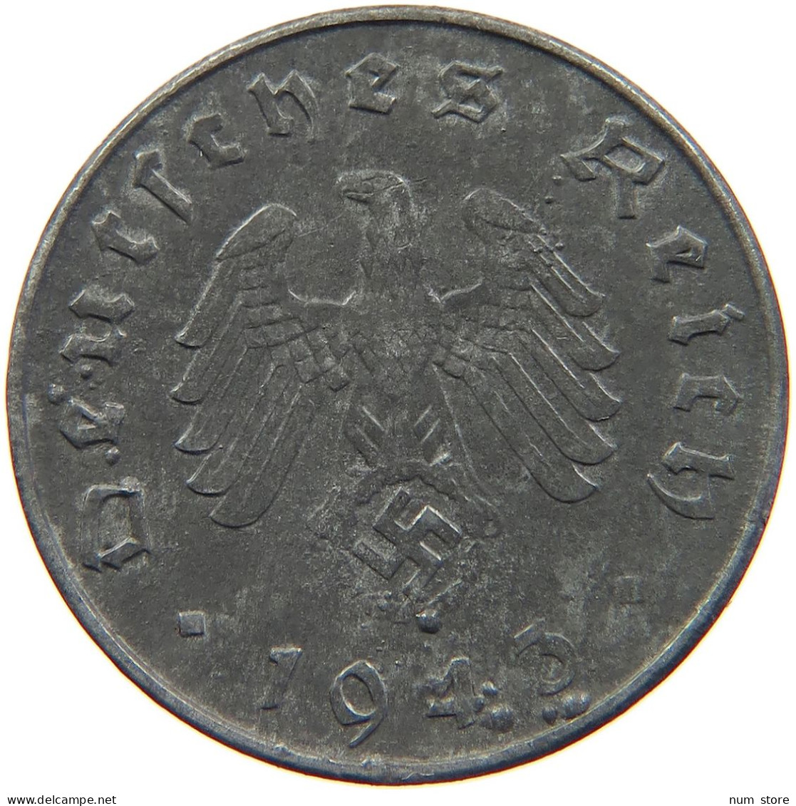 GERMANY 10 REICHSPFENNIG 1943 A #s095 0083 - 10 Reichspfennig