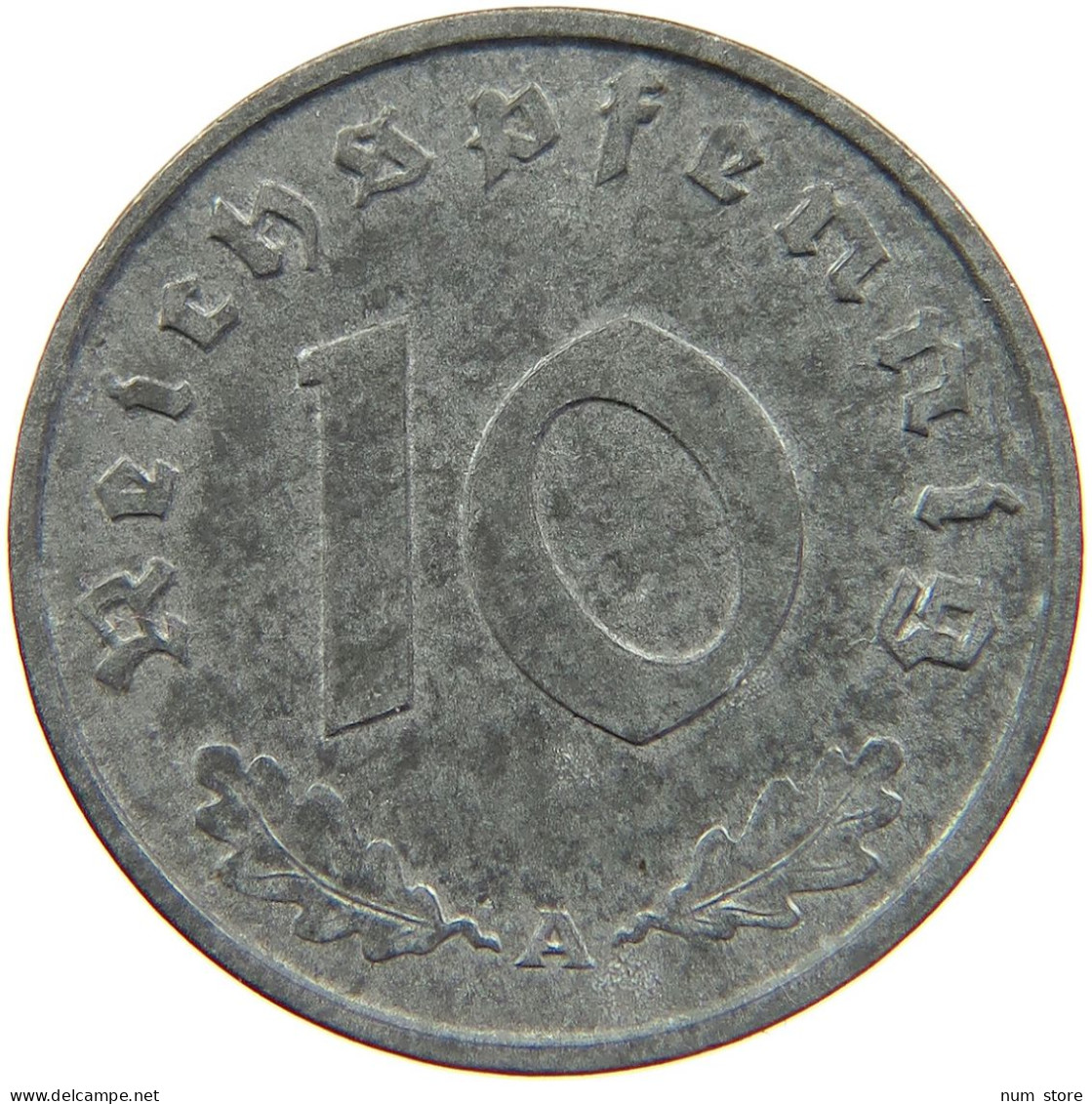 GERMANY 10 REICHSPFENNIG 1943 A #s095 0053 - 10 Reichspfennig