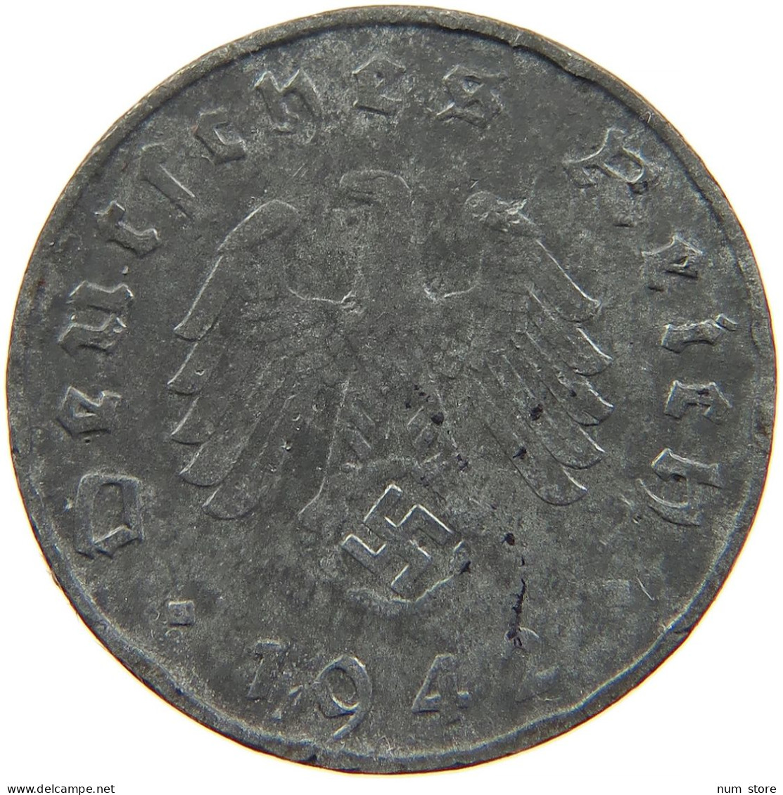 GERMANY 10 REICHSPFENNIG 1942 D #s095 0071 - 10 Reichspfennig