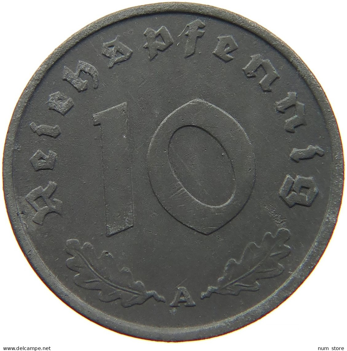 GERMANY 10 REICHSPFENNIG 1942 A #s095 0001 - 10 Reichspfennig