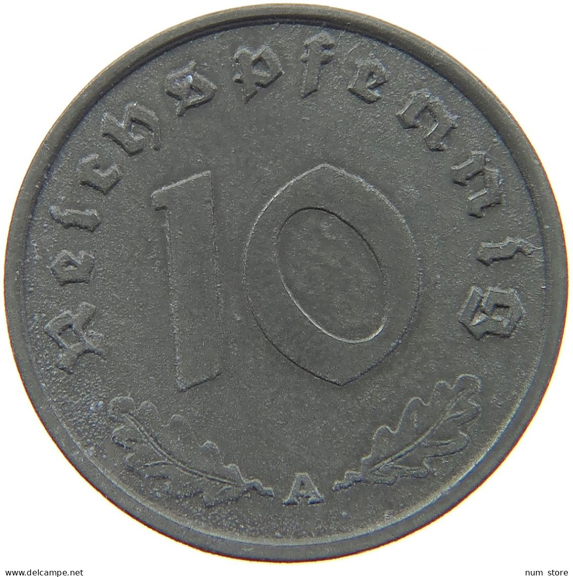 GERMANY 10 REICHSPFENNIG 1941 A #s095 0093 - 10 Reichspfennig