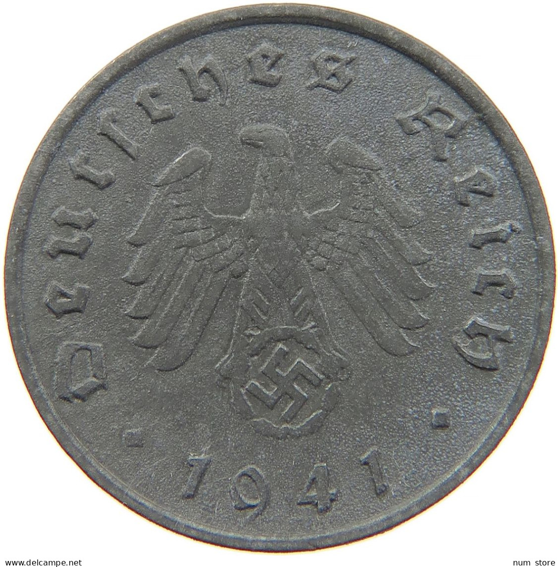 GERMANY 10 REICHSPFENNIG 1941 A #s095 0093 - 10 Reichspfennig