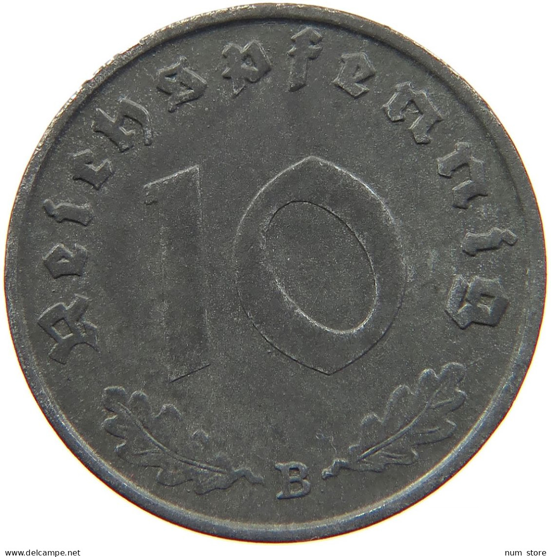 GERMANY 10 REICHSPFENNIG 1941 B #s095 0033 - 10 Reichspfennig