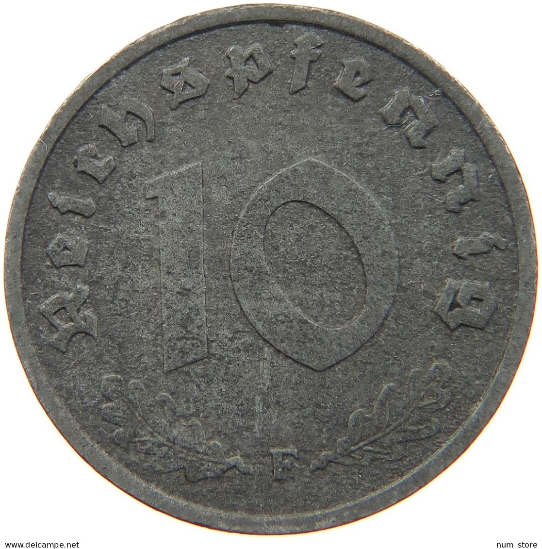 GERMANY 10 REICHSPFENNIG 1940 F #s095 0073 - 10 Reichspfennig