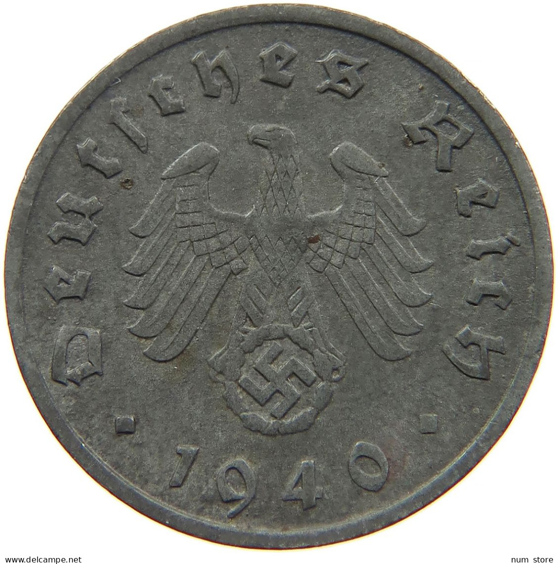 GERMANY 10 REICHSPFENNIG 1940 F #s095 0073 - 10 Reichspfennig