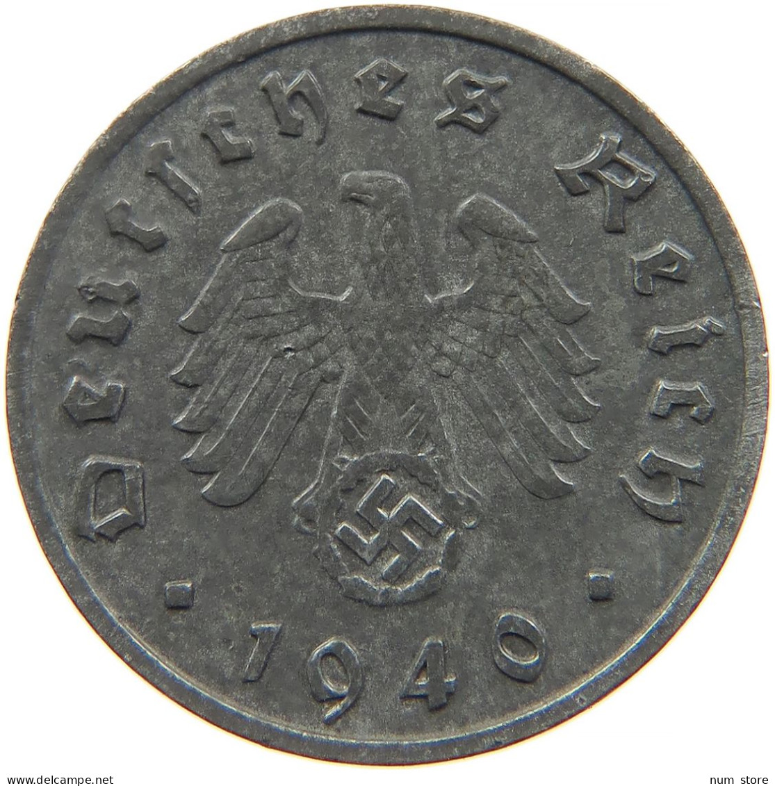 GERMANY 10 REICHSPFENNIG 1940 B #s095 0057 - 10 Reichspfennig