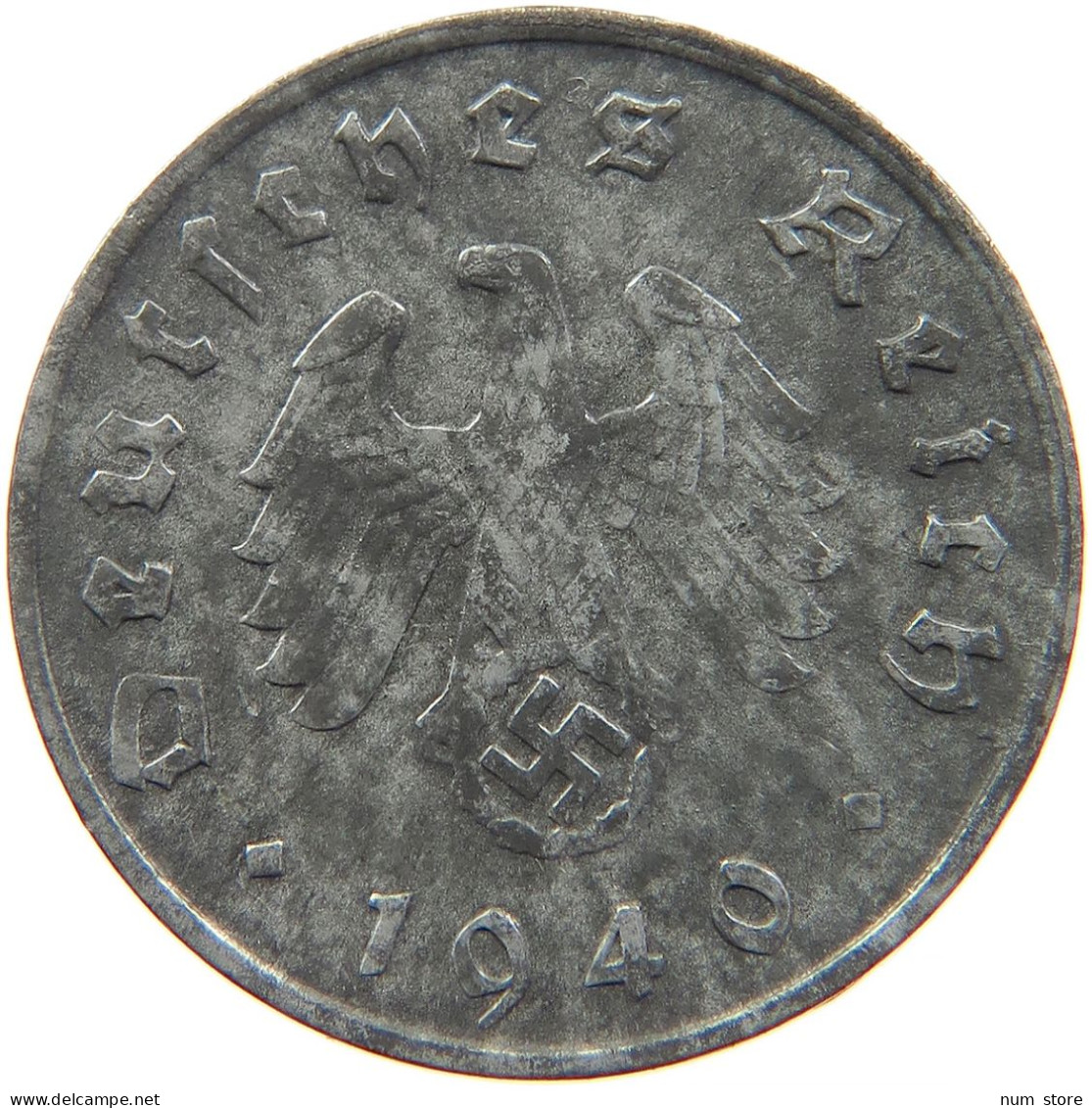 GERMANY 10 REICHSPFENNIG 1940 D #s095 0091 - 10 Reichspfennig