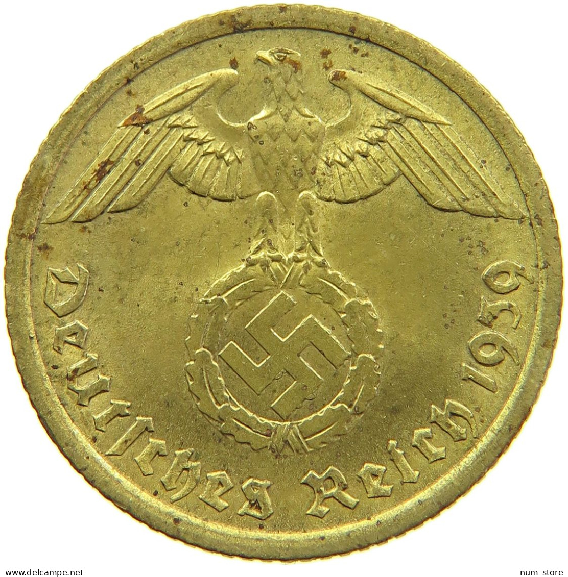 GERMANY 10 REICHSPFENNIG 1939 A #s095 0141 - 10 Reichspfennig