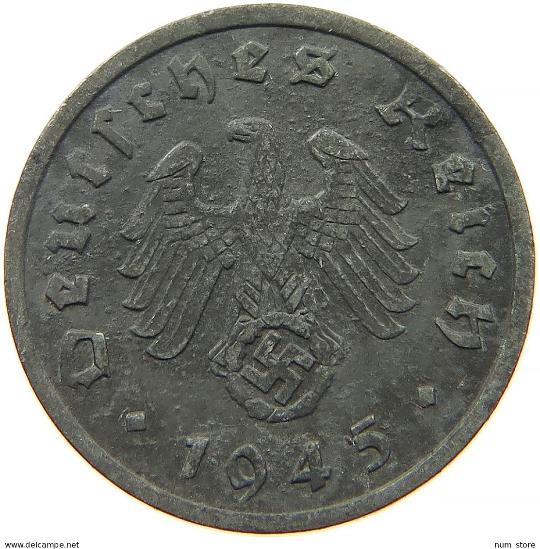 GERMANY 1 REICHSPFENNIG 1945 A #s091 1139 - 1 Reichspfennig