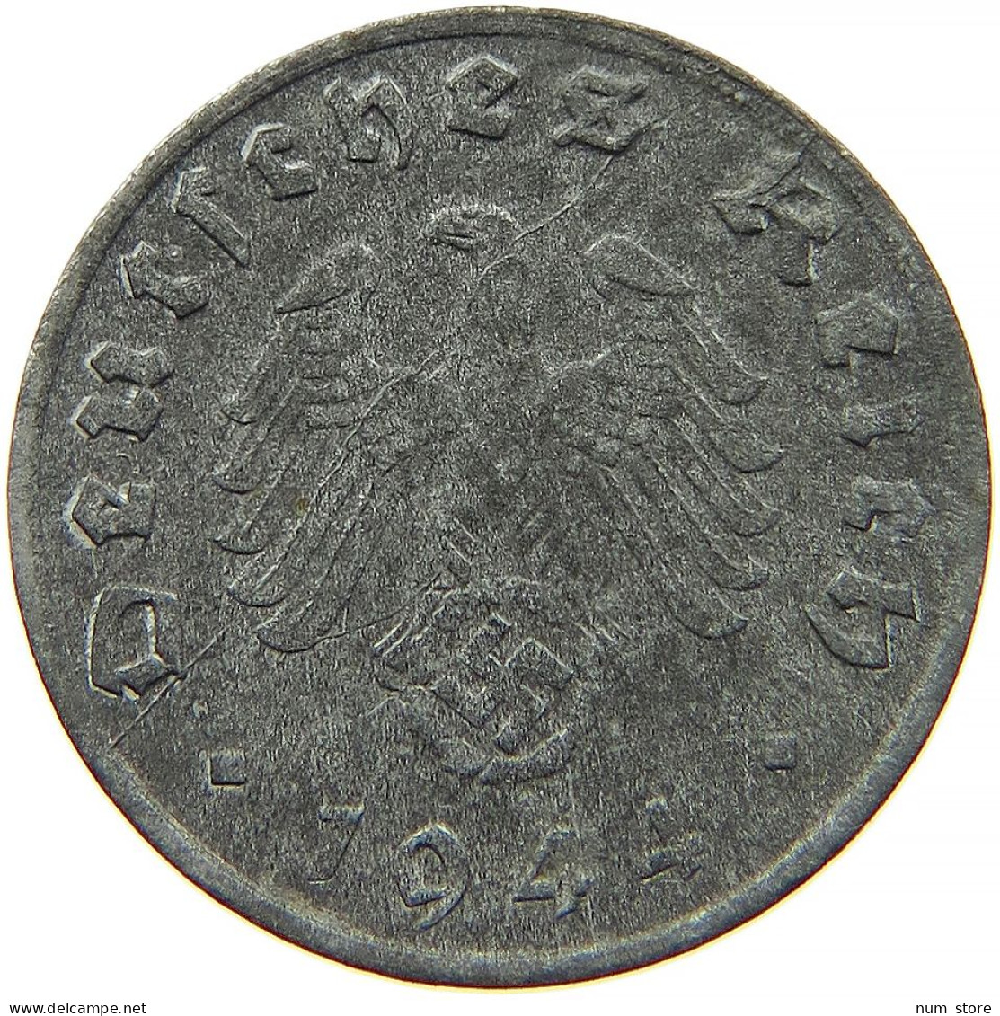 GERMANY 1 REICHSPFENNIG 1944 G #s091 1133 - 1 Reichspfennig